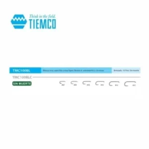 Anzuelo Tiemco TMC-100BL sin muerte Caja de 20 unidades