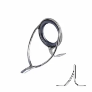 Anilla Fly doble pata Cromo zirconio Silver