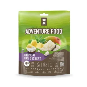 Arroz con leche de frutas tropicales