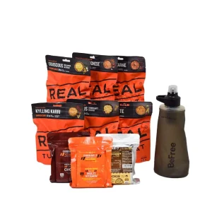 Kit de emergencia alimentaria 72h – Comidas liofilizadas, raciones compactas y filtro