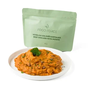 Ternera estilo Goulash y puré de patata