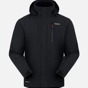 Warm and technical softshell ski jacket