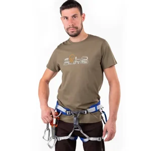 Camiseta de Algodón para Hombre Solo Climb
