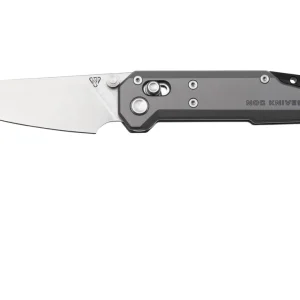 NOC Knives Dark Feather MT-2703 Stonewashed M390, Grey Titanium, navaja