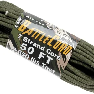 ARM 2650 Cuerda de Batalla, color: OD-Green, 50ft (15,24 m)