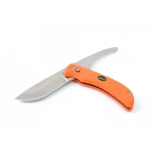 Cuchillo EKA Hoja basculante, kraton Naranja, F. Nylon, caja regalo