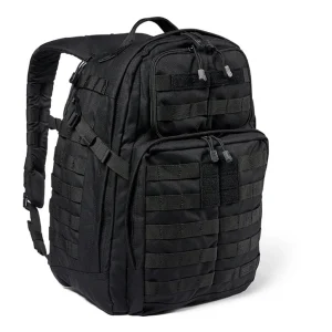 5.11 Rush 24 2.0 Backpack, negra, con banda MOLLE