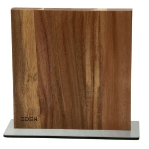 Eden Magnetic Knife Block EQB101 madera de acacia