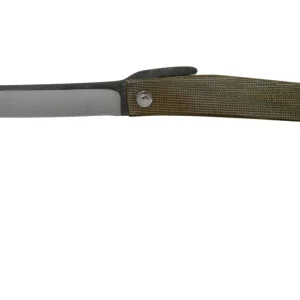 Ohta FK9 Higonokami-navaja, Green Canvas Micarta