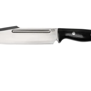 Bark River Bravo Tope Recon CPM 3V Black Canvas Micarta, cuchillo de supervivencia