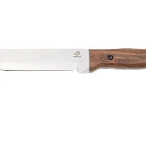 BeaverCraft TLK1, X50CrMoV15 Stonewashed, Walnut, cuchillo fijo