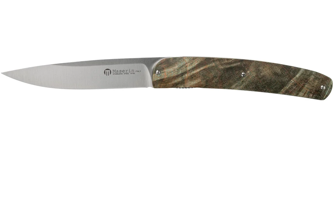 Maserin Gourmet Green Burl navaja, 380/RV - Imagen 2