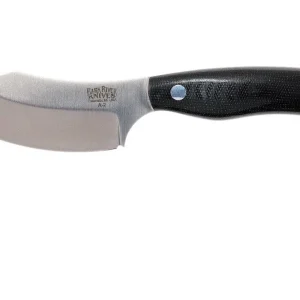 Bark River JX6 Companion A2, Black Canvas micarta, funda marrón