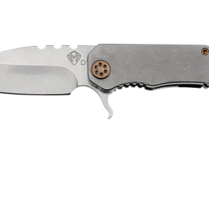 Medford 187 F, D2 Tumbled Blade, Tumbled Handles, navaja