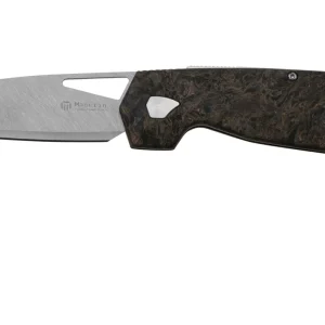 Maserin W1 Pocket, 373-WTG, Tungsten, Gold Fatcarbon, navaja