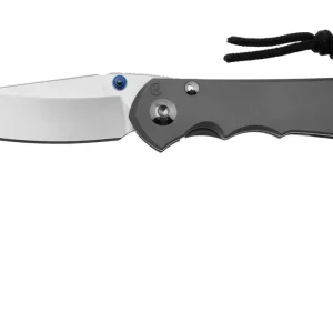 Chris Reeve Small Inkosi SIN-1122 MagnaCut Glass Blasted Insingo, Plain Titanium, navaja