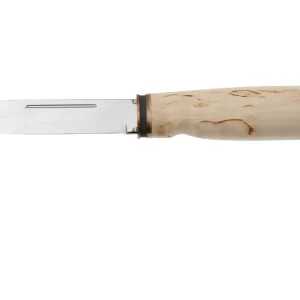 Marttiini Bear 549011W, Stainless, Curly Birch, cuchillo para outdoor