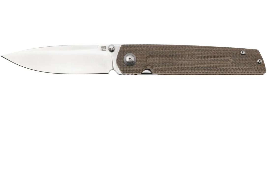 Artisan Cutlery Sirius 1849P-ODG, Satin S35VN, OD Green Micarta navaja, diseño de Ray Laconico