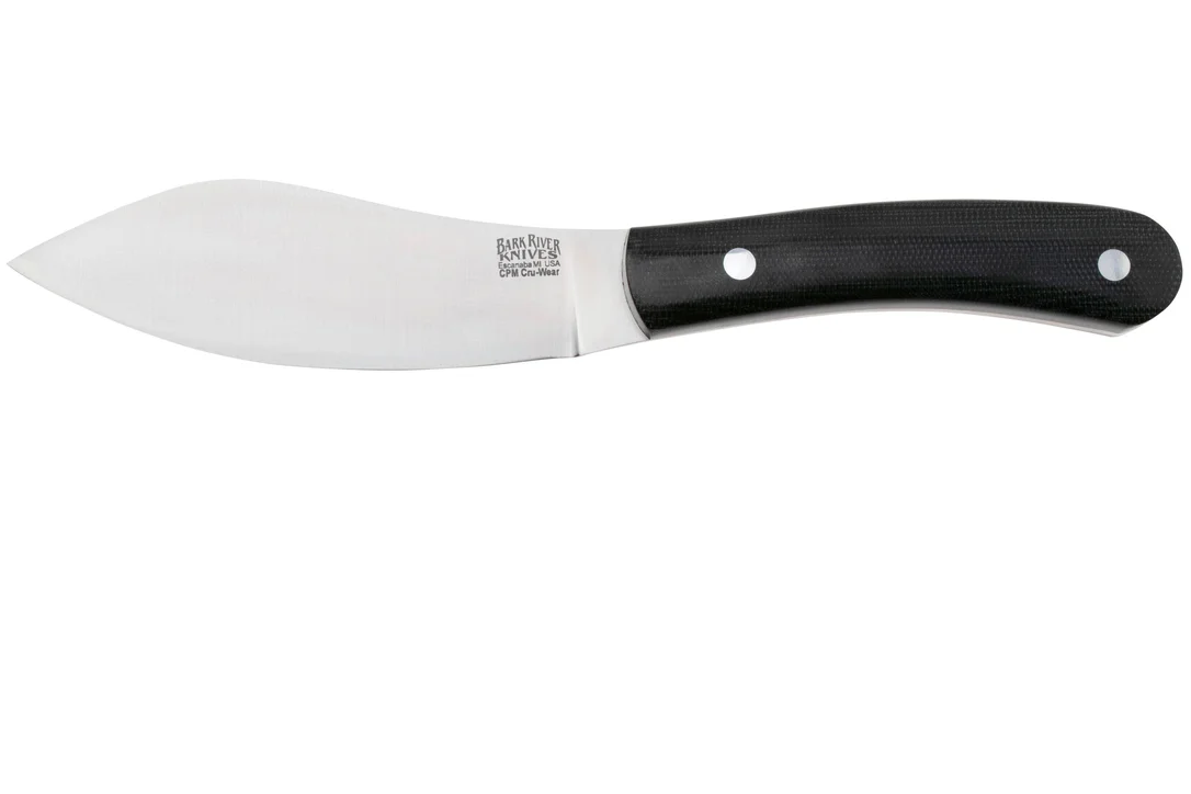 Bark River Nessmuk BR-09-141-BCM, Satin CPM Cru-Wear, Black Canvas Micarta, cuchillo fijo - Imagen 2