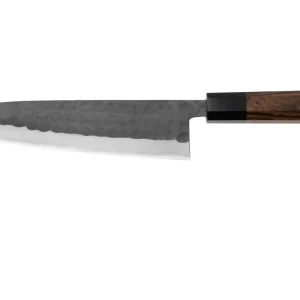Munetoshi Black Hammer-Tone Gyuto, cuchillo de chef, 21 cm