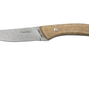 Mercury Trek 925-25CNC, Natural Canvas Micarta, cuchillo de caza