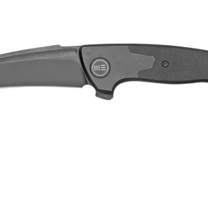 WE Knife Press Check WE20078A-1 Matte Black Titanium navaja