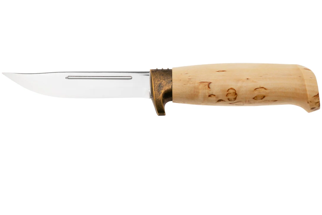 Marttiini Deluxe Classic 167015 Stainless, Curly Birch, cuchillo de bushcraft - Imagen 2