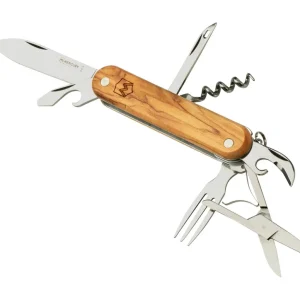 Mercury Multi-Tool Knife 913-7LC Olive Wood, 7 funciones, navaja