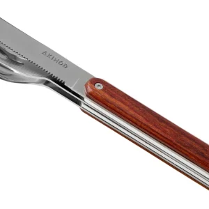 Akinod Straight Magnetic 12H34 Coral Wood, cubiertos de exterior