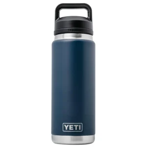 Yeti Rambler Bottle 26oz Chug Cap, Navy Blue, botella térmica con boquilla, 769 ml