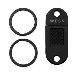 WESN QR, SN03-1, Blacked Out Titanium, llavero herramienta