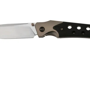 WE Knife Guthrie WE23072B-2 Satin Champagne Titanium, Twill Carbon Inlay, navaja, Jason Guthrie Design