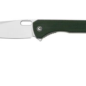 Civivi Nugz C23060-2 14C28N, Green Canvas Micarta navaja, diseño Matthew Wehrwein
