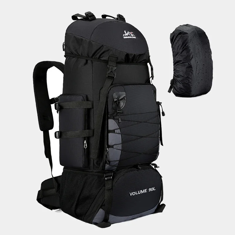 80L/90L Large Camping Backpack: Versatile Travel and Hiking Bag for Men and Women - Imagen 2