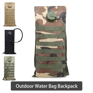 3L Tactical Water Bag – Military Hiking Camping Water Storage Bladder Hydration Backpack Pouch