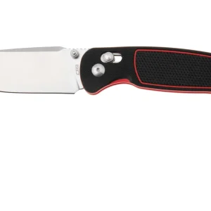 CJRB Shale J1943-BRE, Stonewashed AR-RPM9, Black Red G10, navaja