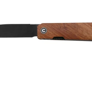 CIVIVI Sendy C21004A-2 Blackwashed Nitro-V, Guibourtia Wood, navaja, Ben Petersen design
