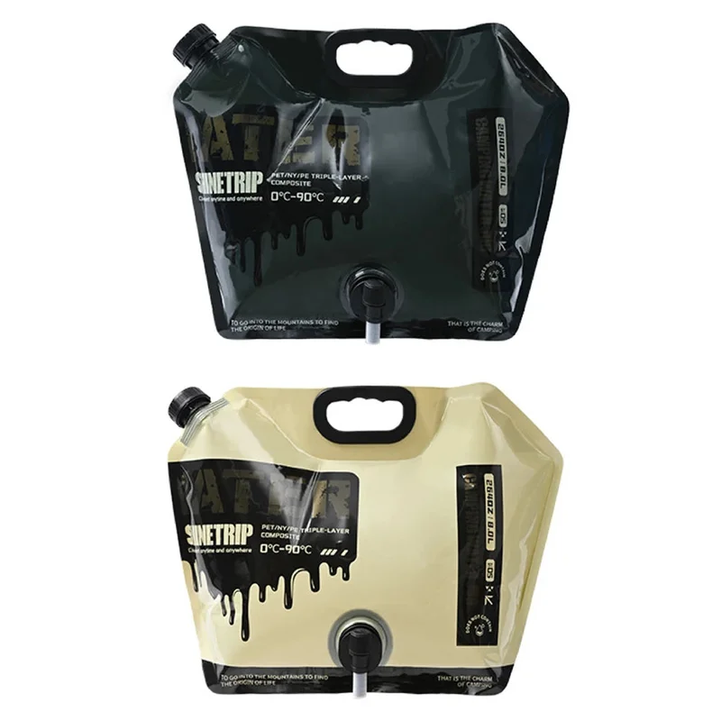 8L Collapsible Water Storage Bag – Portable Folding Water Container with Tap for Camping, Hiking & Outdoor Adventures