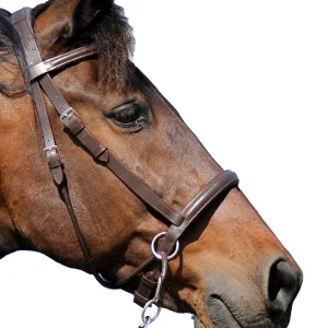 El Camin Brida sin bocado (Sistema 5) con riendas blandas Brown C