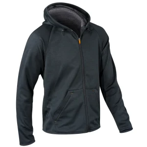 Men's Hoody Shirt Back Protector Black/Orange S