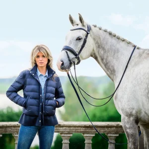 Chaqueta de cachemir de para mujer Dark Blue L