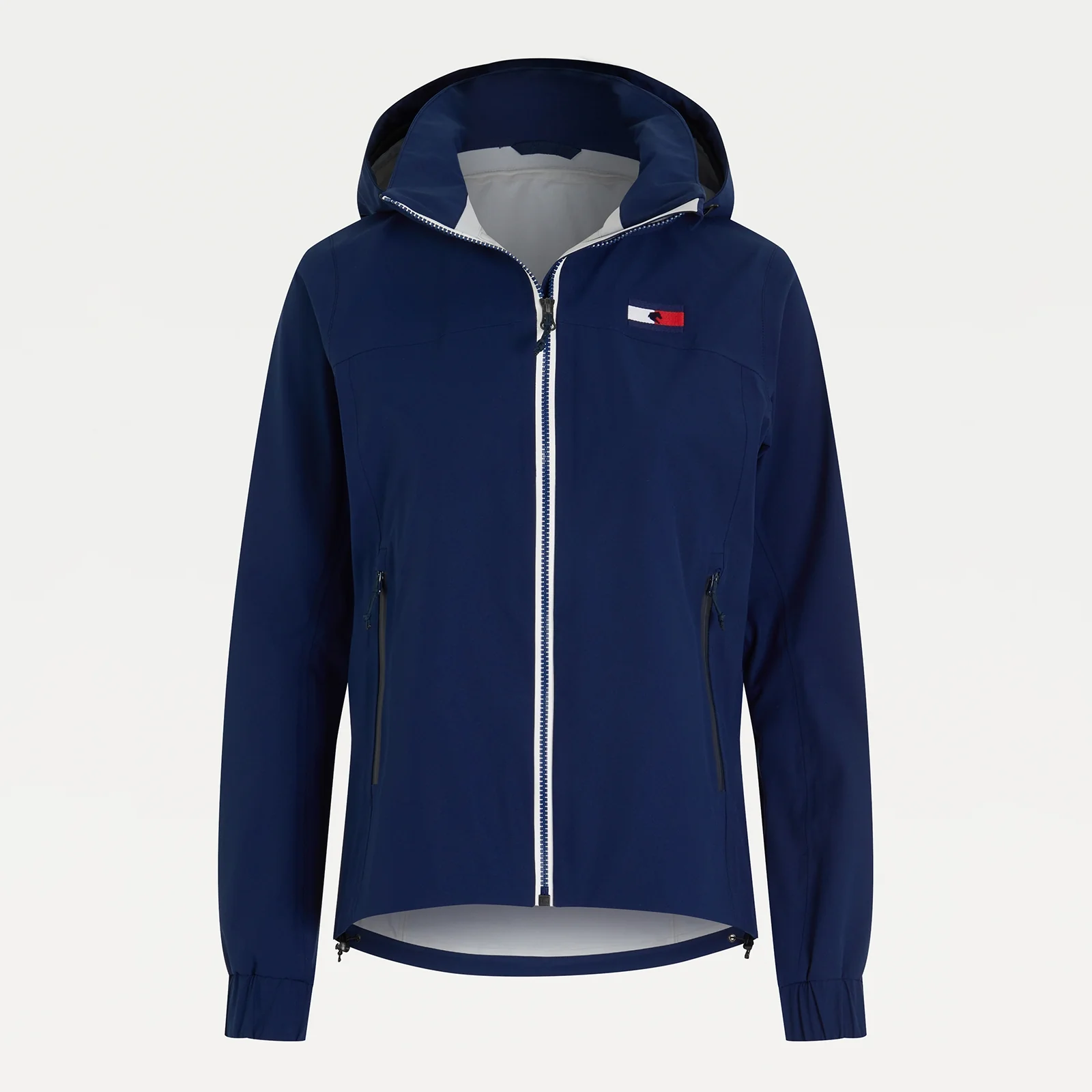 Chaqueta impermeable para mujer Unicolor Dark Blue 34 - Imagen 2