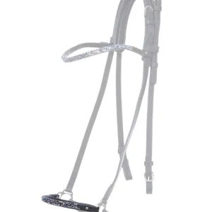 Muserola caída Blár para brida islandesa Kjartan Black/Blue S