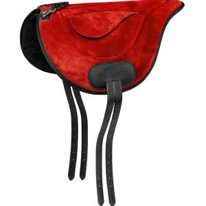 Chico Almohadilla Bareback, Cuero Nubuck Red Talla única