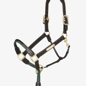 Cabezada de Cuadra de Cuerda de Control LeMieux Brown F