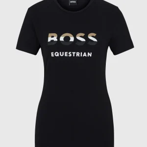 Camiseta con logo de Maya Black L