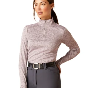 Camiseta interior Prophecy con cremallera de 1/4 para mujer Quail XL